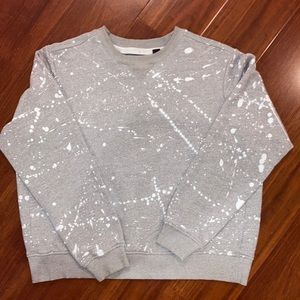 G-STAR LUUTO SPLATTER CROPPED SWEATSHIRT